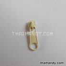 หัวซิปฟันไนลอน ป้าย ขนาดเบอร์ 3  บรรจุ 500 อัน สีครีม รูป 3