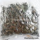 หัวซิปฟันไนลอน ป้าย ขนาดเบอร์ 3  บรรจุ 500 อัน สีน้ำตาลเข้ม