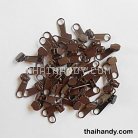 หัวซิปฟันไนลอน ป้าย ขนาดเบอร์ 3  บรรจุ 500 อัน สีน้ำตาลเข้ม รูป 2