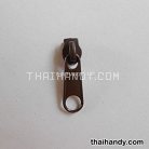 หัวซิปฟันไนลอน ป้าย ขนาดเบอร์ 3  บรรจุ 500 อัน สีน้ำตาลเข้ม รูป 3