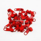 หัวซิปฟันไนลอน ป้าย ขนาดเบอร์ 3  บรรจุ 500 อัน สีแดง รูป 2