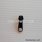 หัวซิปฟันไนลอน ป้าย ขนาดเบอร์ 5  บรรจุ 1000 อัน สีดำ รูป 2