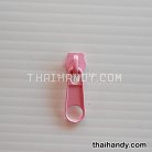 หัวซิปฟันไนลอน ป้าย ขนาดเบอร์ 5  บรรจุ 500 อัน สีชมพูอ่อน รูป 2