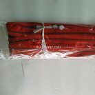 รางผ้าซิปเฉพาะรางซิป ฟันเหล็ก ขนาดเบอร์ 3 ฟันสีทองรมดำ บรรจุ 50 หลา สีแดง