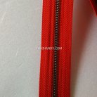 รางผ้าซิปเฉพาะรางซิป ฟันเหล็ก ขนาดเบอร์ 3 ฟันสีทองรมดำ บรรจุ 50 หลา สีแดง รูป 2