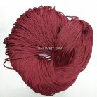เชือกร่มพื้น แพ็ค ขนาด 3.5 mm  บรรจุ 1 กิโลกรัม สีแดงเลือดหมู รูป 2