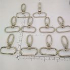 คอหมาโลหะ แฟชั่น ขนาด 3x4.5 cm  บรรจุ 100 อัน สีนิเกิ้ล รูป 3