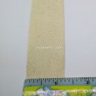 สายผ้า-ผ้ากุ๊น Cotton (ฝ้าย) ลายก้างปลา ขนาด 1.2 นิ้ว บรรจุ 1 เมตร สีด้ายดิบ รูป 2