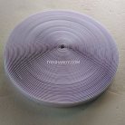 เมจิกเทปตีนตุ๊กแก ด้านหนามหน้าเดียว(ตัวผู้) ขนาด 20 mm  บรรจุ 1 ม้วน สีขาว