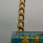 โซ่อลูมิเนียม  ACU29-225  ขนาด 10 mm  บรรจุ 50 เมตร สีทอง รูป 3