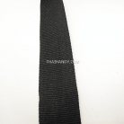 สายผ้า-ผ้ากุ๊น Cotton (ฝ้าย) โพลีนุ่ม ขนาด 1 นิ้ว บรรจุ 1 เมตร สีดำ