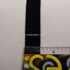 สายผ้า-ผ้ากุ๊น Cotton (ฝ้าย) ลายก้างปลา ขนาด 4 หุน (1.3 cm) บรรจุ 85 หลา สีดำ รูป 3