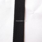 สายผ้า-ผ้ากุ๊น Cotton (ฝ้าย) สปันหนา ขนาด 1 นิ้ว บรรจุ 1 เมตร สีดำ