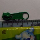 หัวซิปฟันไนลอน ป้าย ขนาดเบอร์ 3  บรรจุ 10 อัน สีเขียว รูป 3