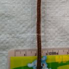 เชือกร่มพื้น แพ็ค ขนาด 4 mm  บรรจุ 1 เมตร สีอิฐเข้ม รูป 2
