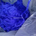 เชือกถักเปีย  PP  ขนาด 5 mm  บรรจุ 500 กรัม สีน้ำเงิน