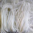 เชือกร่มมีไส้ แพ็ค ขนาด 3 mm  บรรจุ 500 กรัม สีขาว