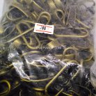 คอหมาโลหะ แฟชั่น ขนาด 3.8x5.5 cm  บรรจุ 100 อัน สีทองรมดำ