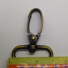 คอหมาโลหะ แฟชั่น ขนาด 3x4.5 cm  บรรจุ 100 อัน สีทองรมดำ รูป 2