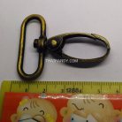 คอหมาโลหะ แฟชั่น ขนาด 3x4.5 cm  บรรจุ 100 อัน สีทองรมดำ รูป 3