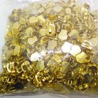 หัวซิปฟันไนลอน เปลือย ขนาดเบอร์ 3  บรรจุ 100 อัน สีทอง