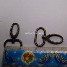 คอหมาโลหะ แฟชั่น ขนาด 2.5x4.5 cm  บรรจุ 10 อัน สีทองรมดำ รูป 3