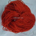 เชือกร่มมีไส้ แพ็ค ขนาด 2.5 mm  บรรจุ 500 กรัม สีแดง