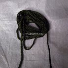 เชือกถักเปีย  PP  ขนาด 4 mm  บรรจุ 500 กรัม สีเขียวขี้ม้า