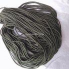 เชือกร่มมีไส้ แพ็ค ขนาด 3 mm  บรรจุ 500 กรัม สีเขียวขี้ม้า