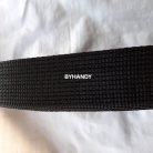 สายผ้า-ผ้ากุ๊น PP  ลาย 2000 หนา ขนาด 1 นิ้ว บรรจุ 50 เมตร สีดำ รูป 2