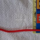 เชือกร่มพื้น แพ็ค ขนาด 4 mm  บรรจุ 1 เมตร สีแดง รูป 2