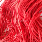 เชือกร่มพื้น แพ็ค ขนาด 4 mm  บรรจุ 1 เมตร สีแดง รูป 3