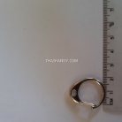 คอหมาโลหะ ตัวซี ขนาด 2x2.5 cm  บรรจุ 100 อัน สีนิเกิ้ล รูป 2