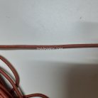 เชือกร่มมีไส้ แพ็ค ขนาด 3 mm  บรรจุ 500 กรัม สีน้ำตาลแดง รูป 3