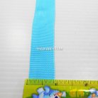 สายผ้า-ผ้ากุ๊น PP  ลายเวอร์จิ้น ขนาด 7 หุน บรรจุ 50 เมตร สีฟ้าอ่อน รูป 2