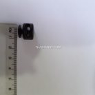 ตัวล็อคเชือก จานบิน ขนาดจิ๋ว บรรจุ 100 อัน สีดำ รูป 3