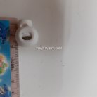 ตัวล็อคเชือก กลมกะโหลก ขนาดกลาง บรรจุ 100 อัน สีขาว รูป 2