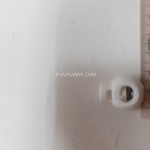 ตัวล็อคเชือก กลมกะโหลก ขนาดกลาง บรรจุ 100 อัน สีขาว รูป 3