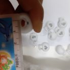 ตัวล็อคเชือก กลมกะโหลก ขนาดใหญ่ บรรจุ 1000 อัน สีขาว รูป 3