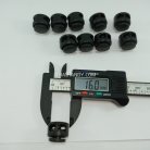 ตัวล็อคเชือก จานบิน ขนาดกลาง บรรจุ 1000 อัน สีดำ รูป 2