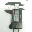 ตัวล็อคเชือก จมูกหมู ขนาดจิ๋ว บรรจุ 10 อัน สีขาว รูป 2