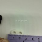 ตัวล็อคเชือก จมูกหมู ขนาดใหญ่ บรรจุ 1000 อัน สีสีขาว รูป 2