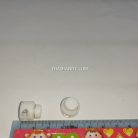 ตัวล็อคเชือก จานบิน ขนาดจิ๋ว บรรจุ 10 อัน สีสีขาว รูป 2