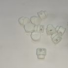 ตัวล็อคเชือก จานบิน ขนาดจิ๋ว บรรจุ 10 อัน สีสีขาว รูป 3