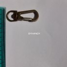 คอหมาโลหะ ตะขอซี ขนาด 1.21x3.8 cm  บรรจุ 100 อัน สีทองรมดำ รูป 2