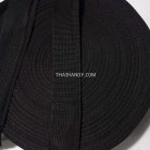 สายผ้า-ผ้ากุ๊น PP  ลาย 2000 หนา ขนาด 1.5 นิ้ว บรรจุ 1 เมตร สีดำ รูป 3