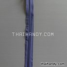 รางผ้าซิปเฉพาะรางซิป ฟันไนลอน ขนาดเบอร์ 5  บรรจุ 1 เมตร สีม่วงอ่อน