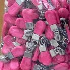 หัวซิปฟันไนลอน พลาสติก ขนาดเบอร์ 5  บรรจุ 100 อัน สีชมพูเข้ม