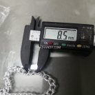 โซ่อลูมิเนียม  ACU03-165  ขนาด 8 mm  บรรจุ 50 เมตร สีเงิน รูป 3