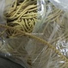 เชือกถักเปีย  PP  ขนาด 4 mm  บรรจุ 1 เมตร สีทอง